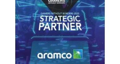 Aramco appointed as a strategic partner for Gamers Without Borders and Gamers8 The Land of Heroe