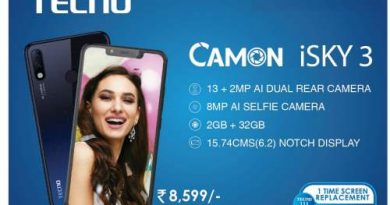 Tecno CAMON iSKY 3